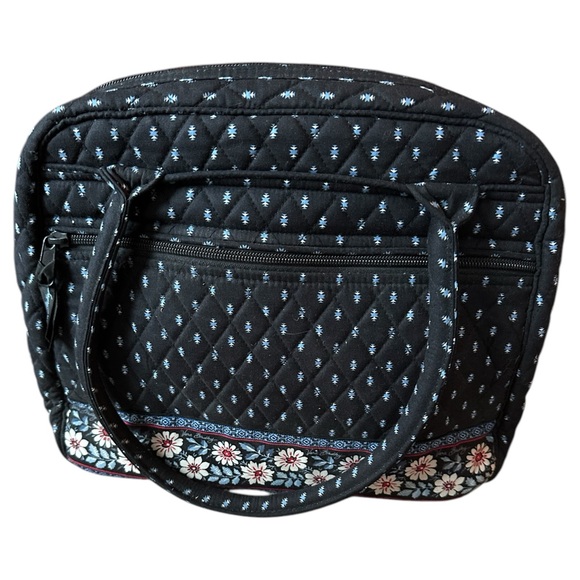 Vera Bradley Bowler Alpine Black NWT travel carry-on retired vintage - Picture 4 of 4